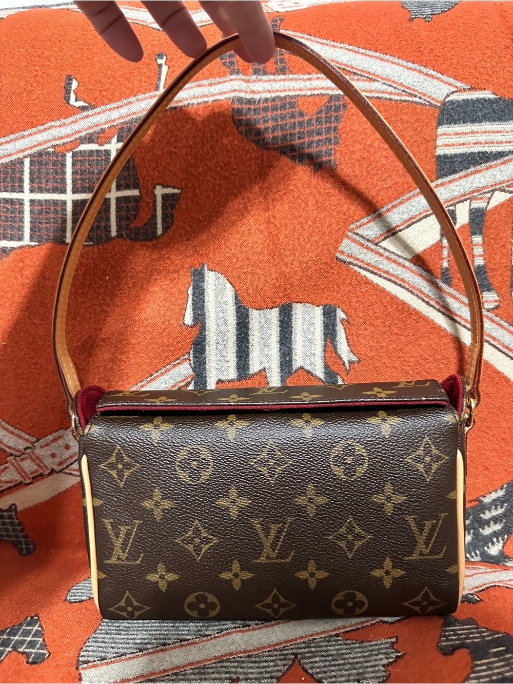 Louis Vuitton ❤️🌟 SP1002 Recital Brown Monogram Shoulder Bag ⭐️